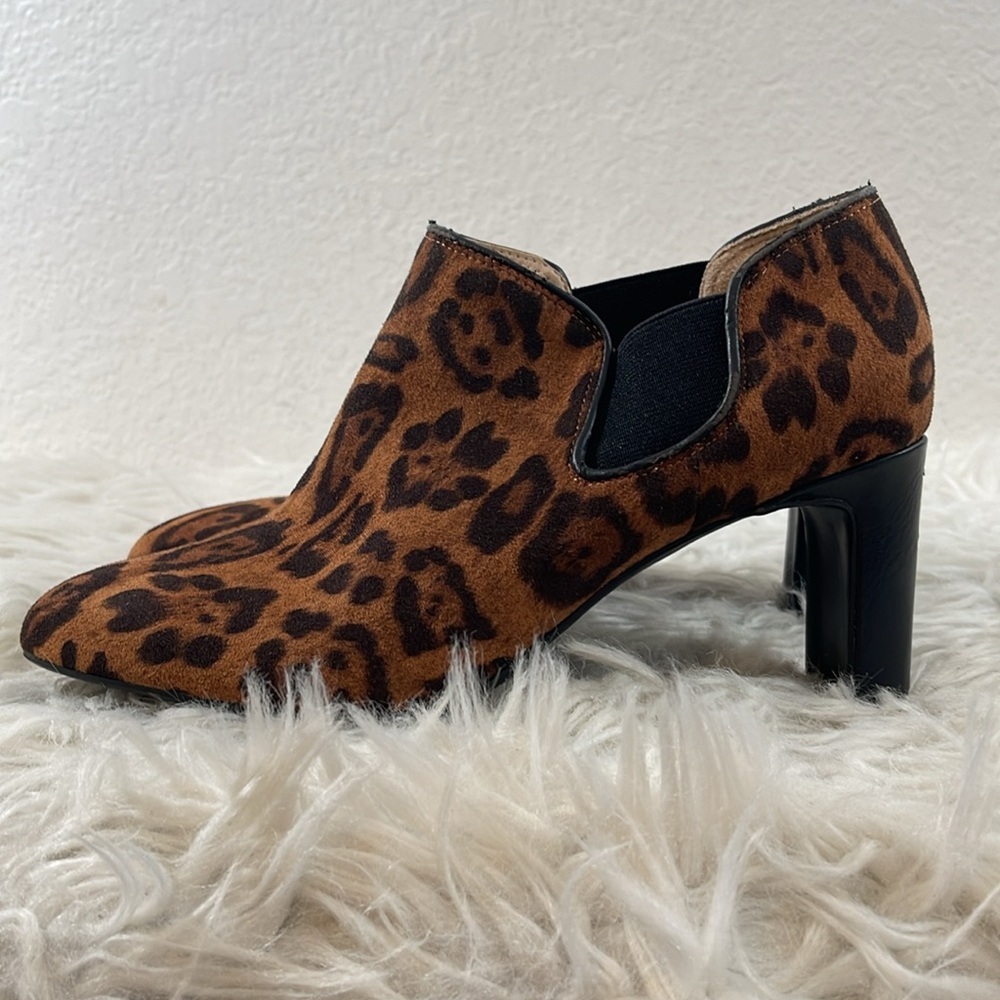Lifestride Slip-On Booties - Gilmore Leopard Ankle Boot Size 8 New - Picture 8 of 13